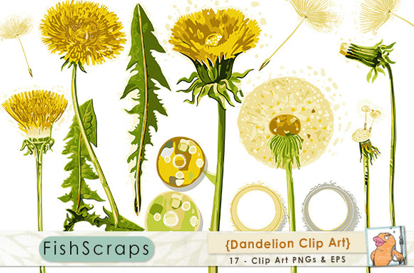 free clip art dandelion flower - photo #35