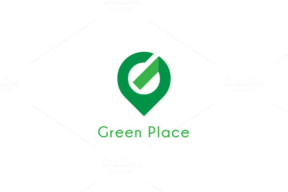 Green Place Letter G Logo Green Place Letter G Logo