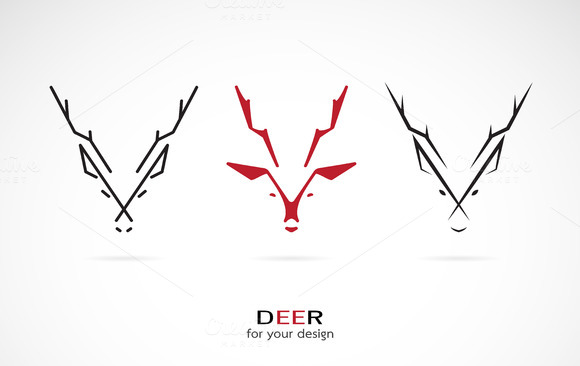 Vector Image Of An Deer Design Vector Image Of An Deer Design