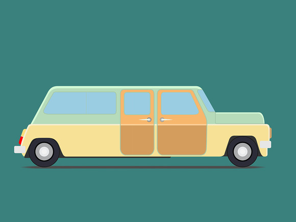 Vintage Isolated Car Vintage Isolated Car