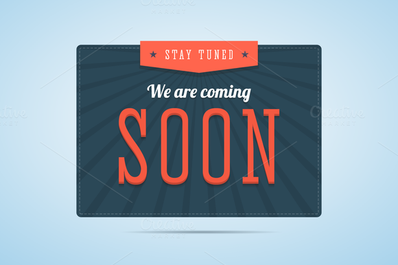 Coming Soon Label Coming Soon Label