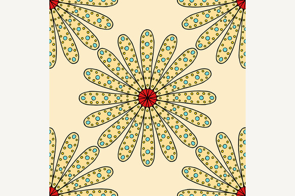 Vector Seamless Floral Pattern Vector Seamless Floral Pattern