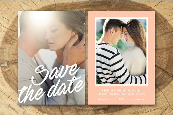 Template Save The Date Template 187 Designtube Creative Design Content Save The Date Design Template
