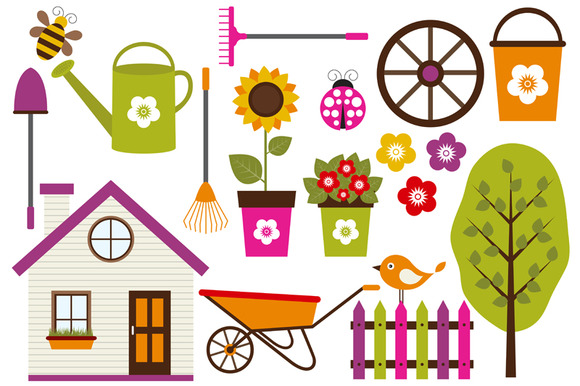 Digital Garden Clip Art Digital Garden Clip Art
