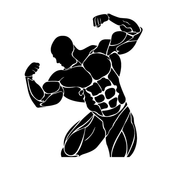 Cartoon Bodybuilding Pics » Designtube - Creative Design Content