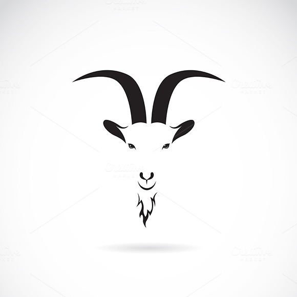 Silhouette Skull Goat » Maydesk.com