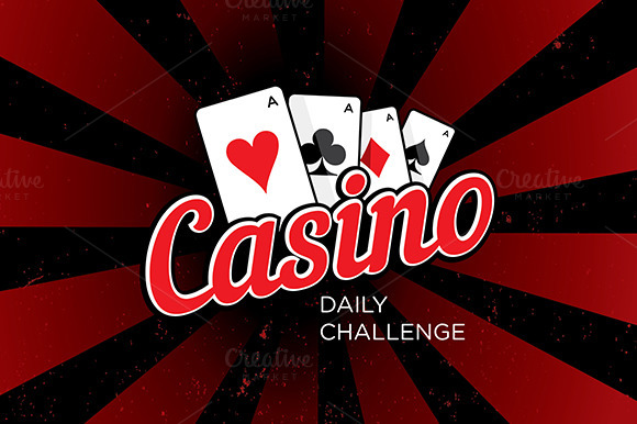 Casino trip flyer template