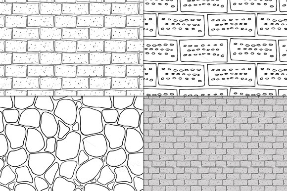 Free Printable Brick Outline Background » Designtube - Creative Design