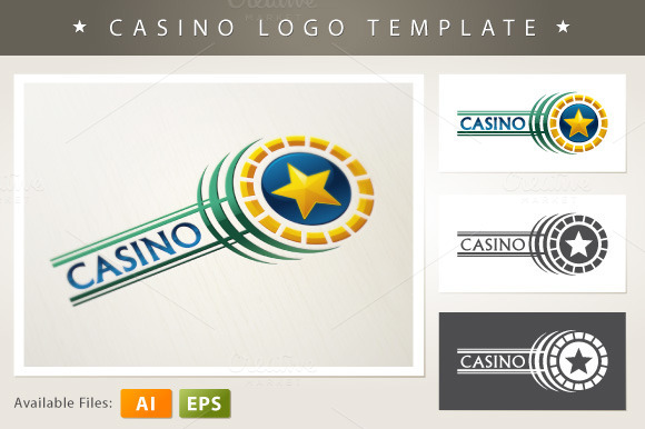 Casino trip flyer template