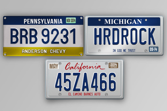 california license plate photoshop template free