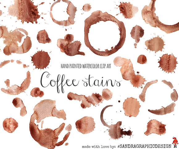 coffee stain clipart free - photo #25
