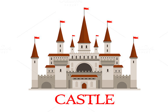 Printable Medieval Castle Template Designtube Creative Design Content