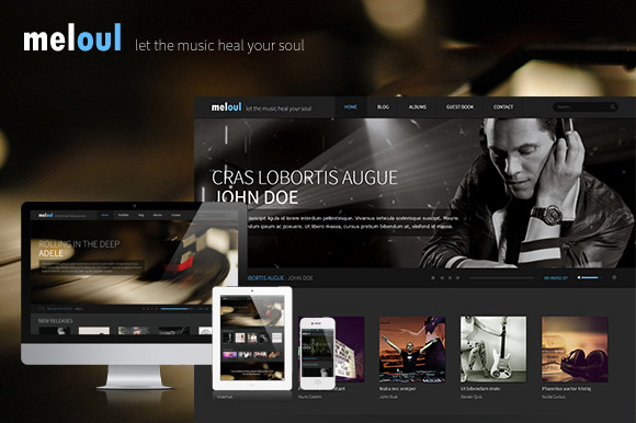 Meloul Music WordPress Theme Meloul Music WordPress Theme