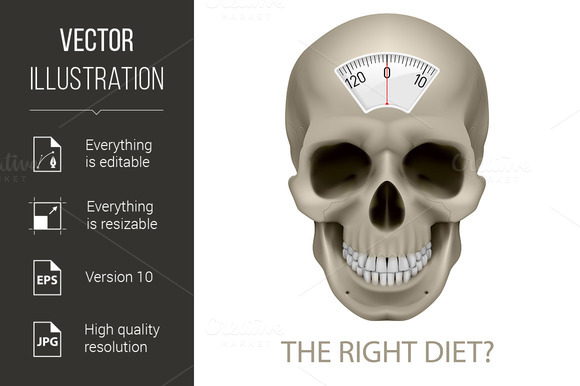 Balance Diet Cartoon » Designtube - Creative Design Content