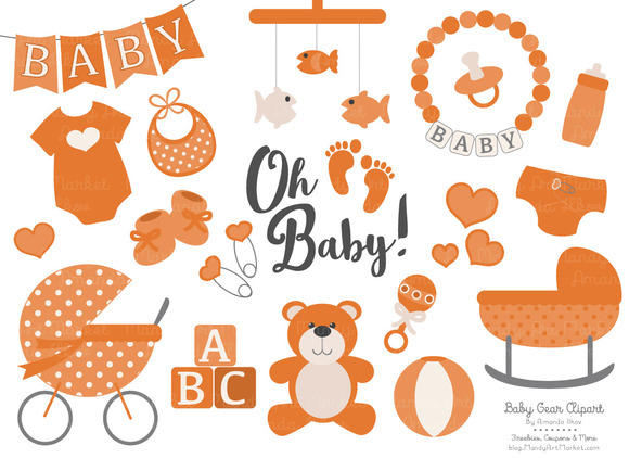 baby shower pumpkin clipart - photo #49