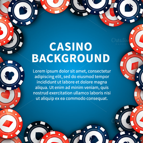 Casino trip flyer template