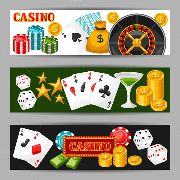 Casino trip flyer template