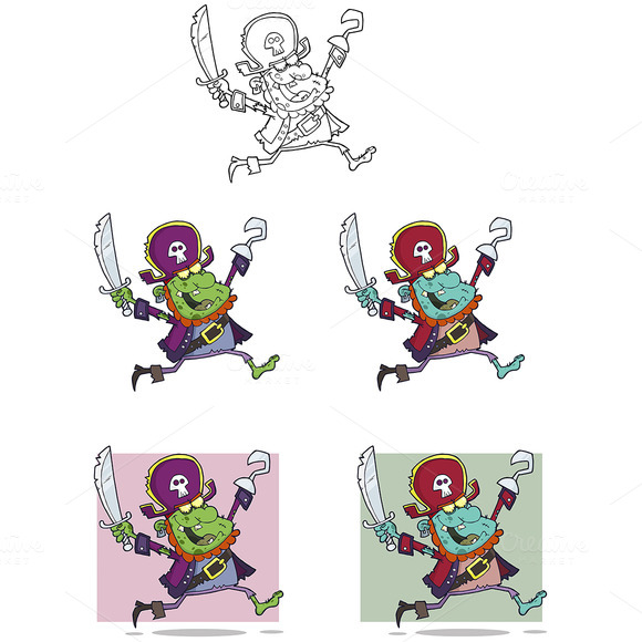 Pirate Zombie Collection Pirate Zombie Collection