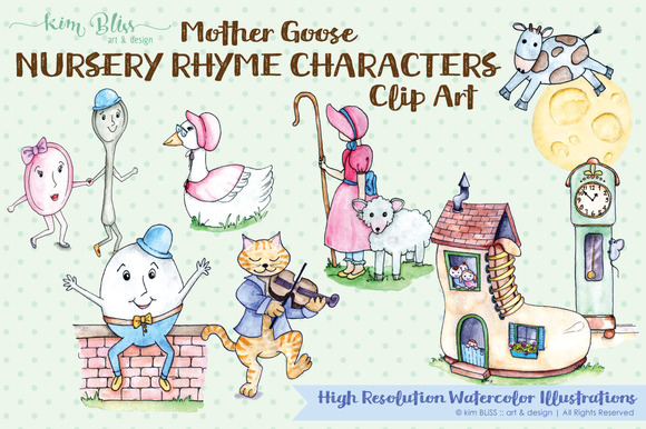 mother goose clipart images - photo #42