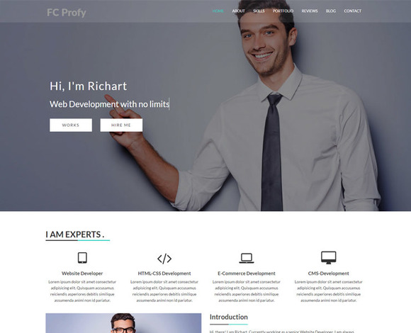 FC PROFY Website Template FC PROFY Website Template