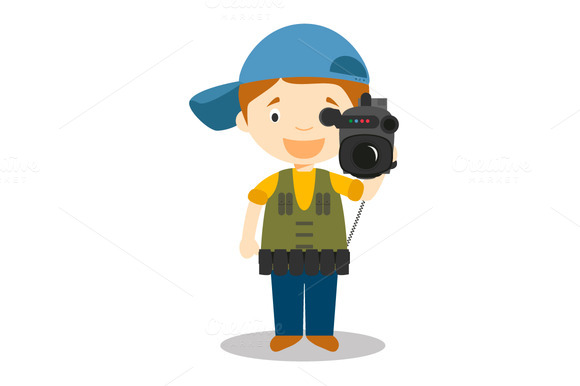 Cameraman Vector Illustration Cameraman Vector Illustration