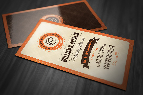 Retro Business Card Retro Business Card