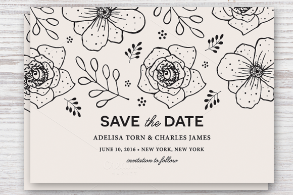 Save The Date Flyer Template