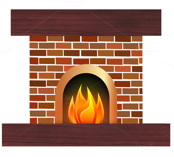 Fireplace Logs Clip Art » Designtube - Creative Design Content