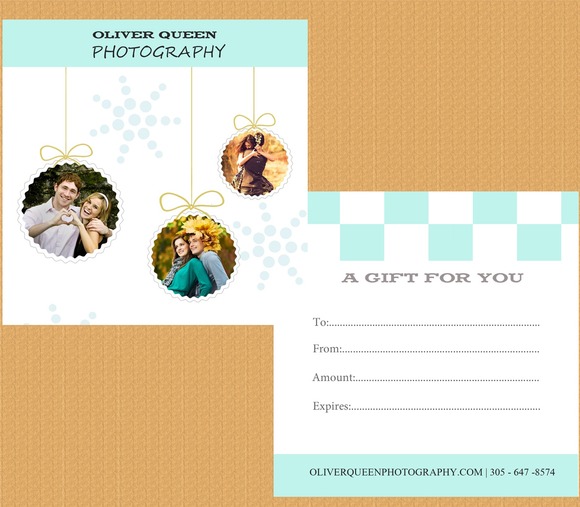 gift certificate templates for photoshop
