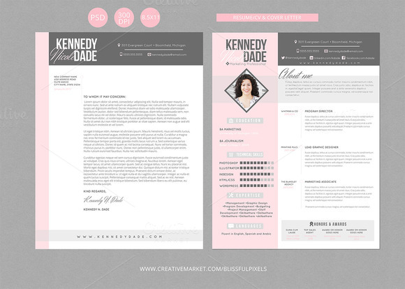 Resume CV Cover Letter Template Resume CV Cover Letter Template