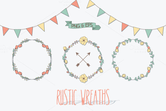 Rustic Wreaths Png Vector EPS Rustic Wreaths Png Vector EPS