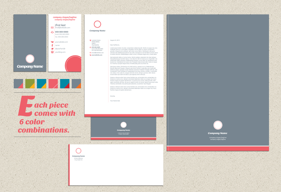Indesign Presentation Folder Template 187 Designtube Creative Design Content Indesign Stationery Template