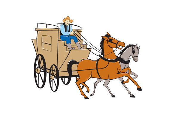 horse and cart clipart - photo #11
