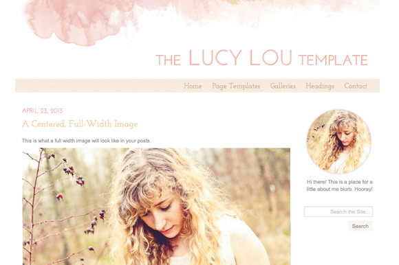 The Lucy Lou- Responsive WordPress The Lucy Lou- Responsive WordPress