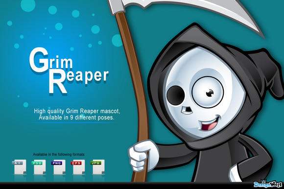 Grim Reaper Mascot Grim Reaper Mascot