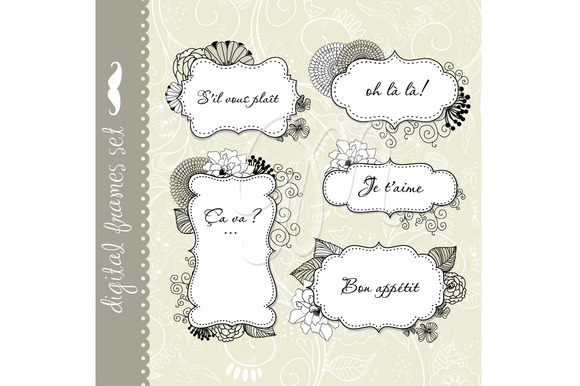 10 Unique Floral Frames Clip Art 10 Unique Floral Frames Clip Art