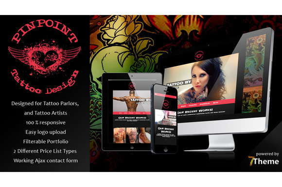 Tattoo Studio Wordpress Theme