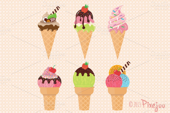 ice cream toppings clipart - photo #23
