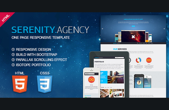 Serenity Agency One Page Responsive Serenity Agency One Page Responsive