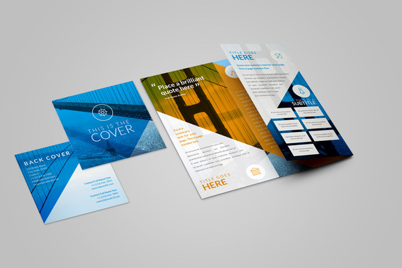 Pocket Size Brochure Format Templates Free 187 Designtube Creative Design Content Pocket Brochure Template