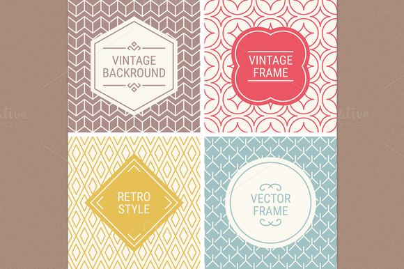 Mono Line Frames And Patterns Mono Line Frames And Patterns