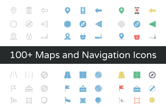 100 Maps And Navigation Vector Icon 100 Maps And Navigation Vector Icon