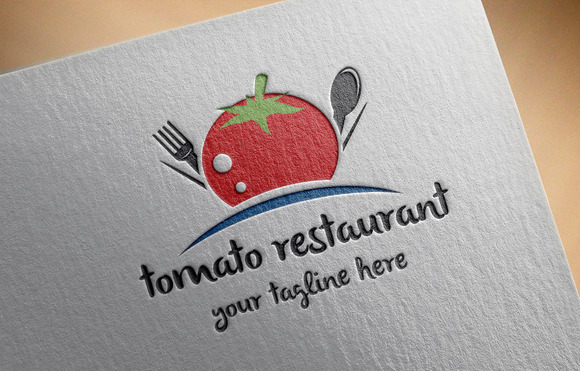 Tomato Restaurant Logo Tomato Restaurant Logo