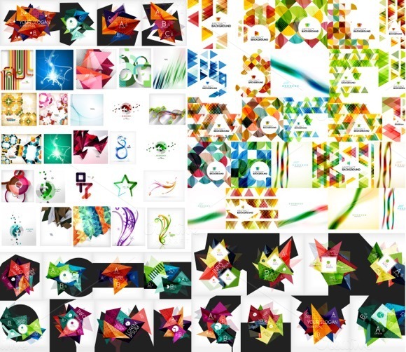 Large Set Of Abstract Backgrounds Large Set Of Abstract Backgrounds