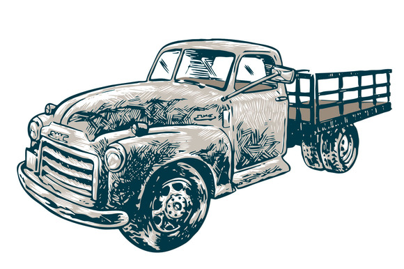 Sketch Outline Of Truck » Designtube - Creative Design Content