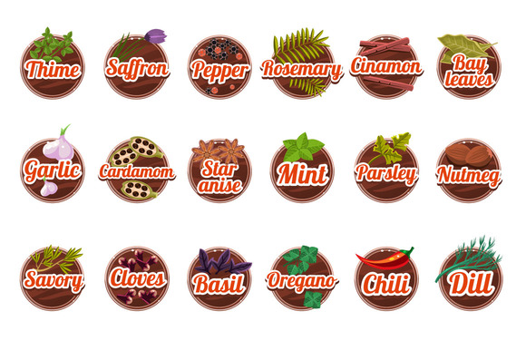 Fragrant Spices And Herbs Fragrant Spices And Herbs