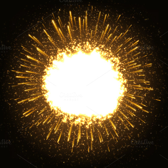 Huge Dazzle Explosion In The Space Huge Dazzle Explosion In The Space