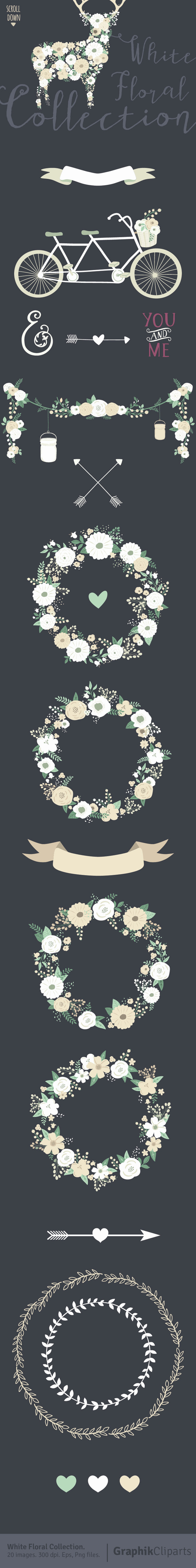 White Floral Collection White Floral Collection