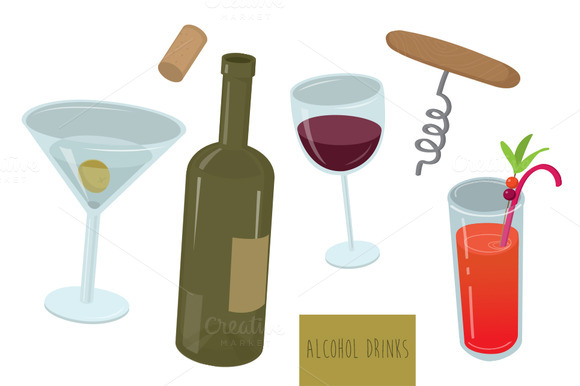 Gambar Botol Animasi Alcohol