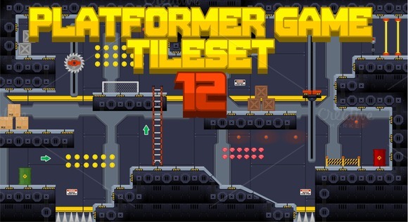 Platformer Game Tile Set 12 Platformer Game Tile Set 12